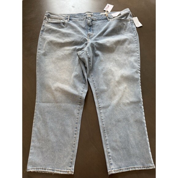 Jessica Simpson Jeans 26W Spotlight High Rise slim Straight Lived-in vintage - Picture 3 of 16